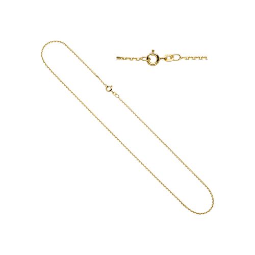 Goldkette JOBO, gelb (gelbgold 585), Halsketten, Damen, Gelbgold 585, L: 45cm, Ankerkette 585 Gold 45 cm 1,2 mm