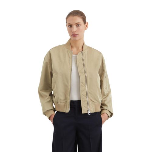 Blouson MARC O'POLO, Damen, Gr. 40, beige (dusty sand), Obermaterial: 100% Polyester. Futter: 100% Polyamid, casual, regular fit, Langarm Rippbündchen, Jacken