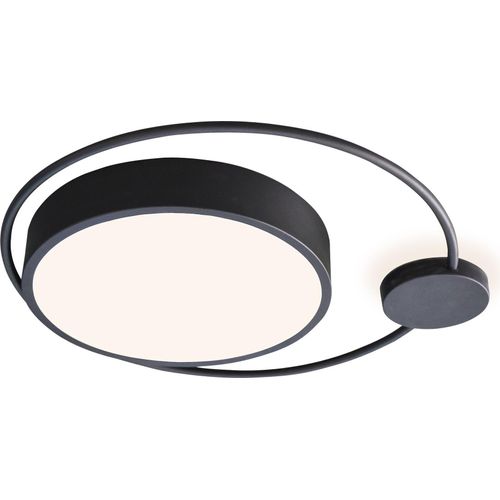 Deckenleuchte Saphira schwarz weiss LED 48W L:5.5cm Ø64cm