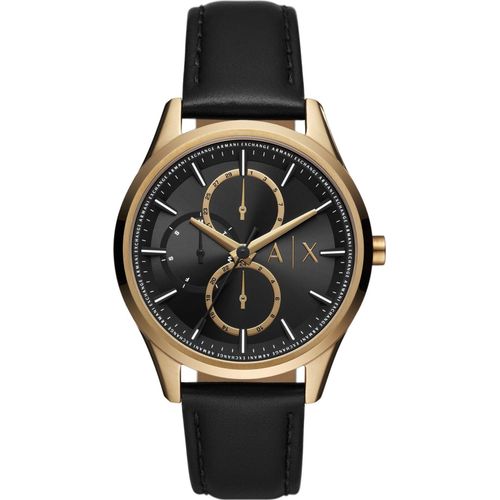 Armani Exchange AX1869 DANTE Uhr Herrenuhr Lederarmband Datum schwarz