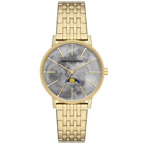 Armani Exchange AX5586 LOLA Uhr Damenuhr Edelstahl gold