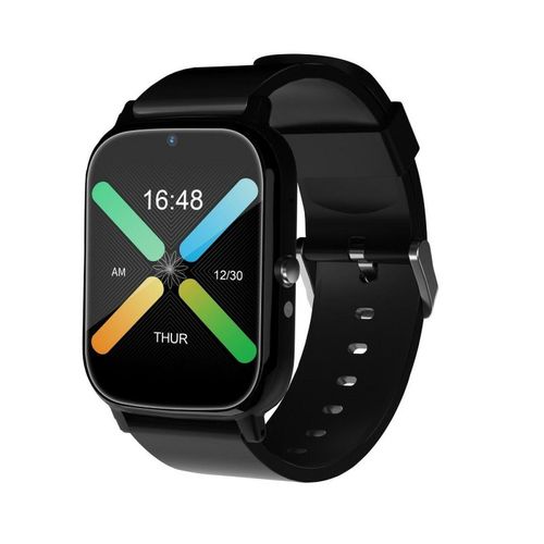 DCU TECNOLOGIC Senior Smartwatch with GPS and 4G Video Calls 1.69-Inch IPS Display IPX6 Waterproof Black