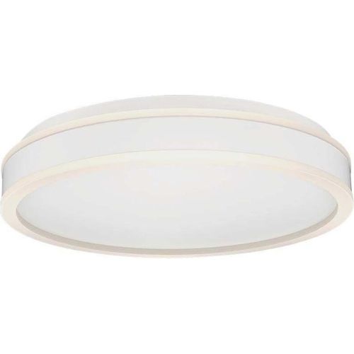 LED Deckenleuchte, Metall, Weiß, TRIAC-dimmbar, D 50 cm