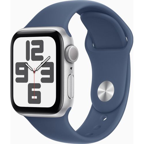 Apple Watch Series 10 GPS 42mm Jet Black Aluminium Gehuse mit schwarzem Sportband - S/M