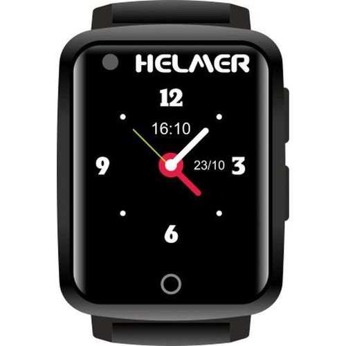 HELMER Seniorenuhr LK 716 mit GPS-Ortung/Punkt. Display/ Herzfrequenzsensor/ Nano-SIM/ IP67/ 4G/ Android und iOS