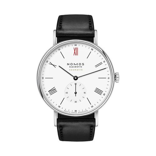 Nomos Glashütte Herrenuhr Ludwig neomatik 39 Ärzte ohne Grenzen 250.S2