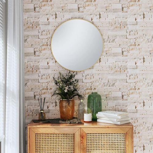 Vliestapete 3D Steinoptik Grau Und 10X0,53 M | Farbe: Beige