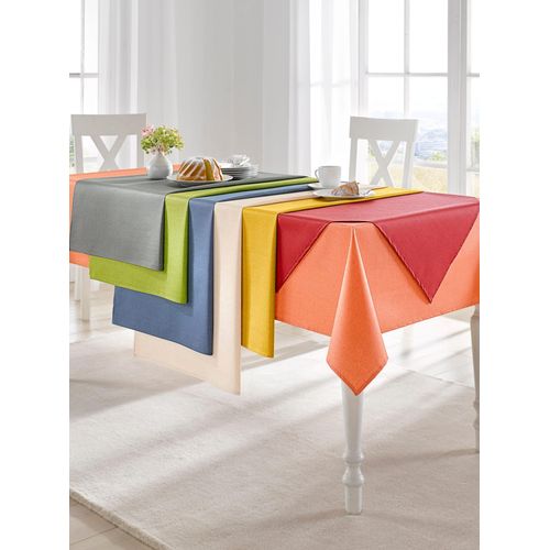 Tischdecke Gr. 5, blau, B:130cm L:220cm, Tischdecken
