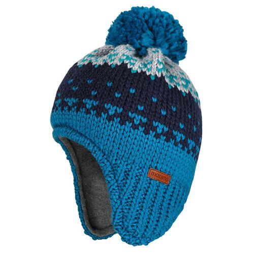 MAXIMO Strickmütze, Inkamütze mit Grobstrickmuster und Pompon