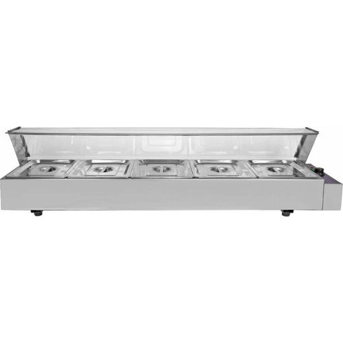 Gastronomie Bain Marie Speisenwärmer Wasserbad Warmhalter Catering Buffet 5x GN