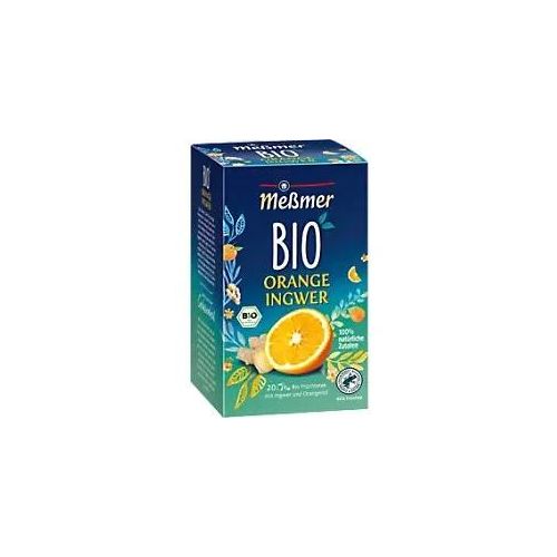 Meßmer Classic Moments BIO Früchtetee Teebeutel Orange Ingwer 20 Stück