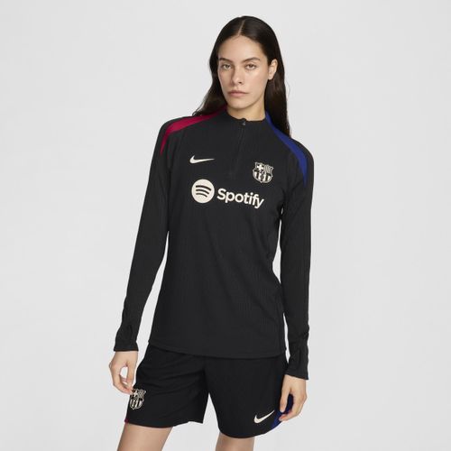 Haut d'entraînement de foot en maille Nike Dri-FIT ADV FC Barcelona Strike Elite pour femme - Noir Image