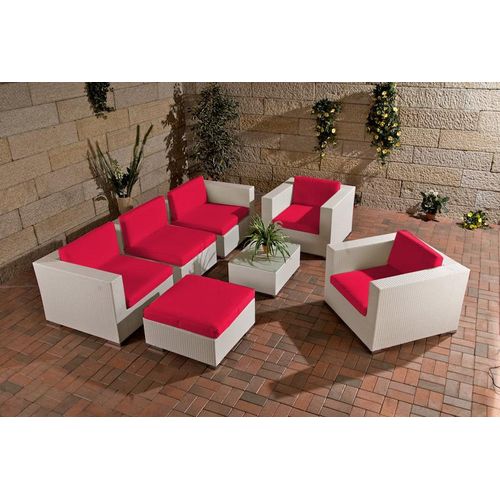 Set Bezüge 3-1-1 CLP Farbe: Rot