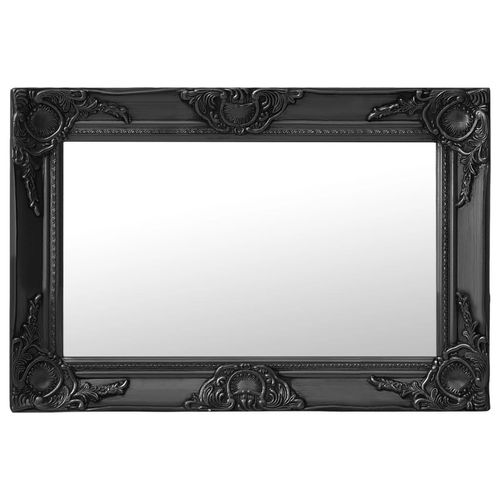 Wandspiegel Im Barock-Stil | Farbe: Schwarz | Größe: 60 x 40 cm
