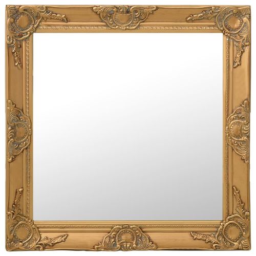 Wandspiegel Im Barock-Stil | Farbe: Gold | Größe: 60 x 60 cm