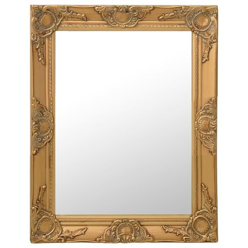 Wandspiegel Im Barock-Stil | Farbe: Gold | Größe: 50 x 60 cm