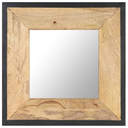Spiegel Mango Massivholz | Größe: 50 x 50 cm