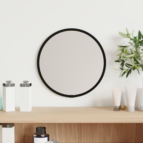 Wandspiegel Rund | Farbe: Schwarz | Größe: Ø 20 cm
