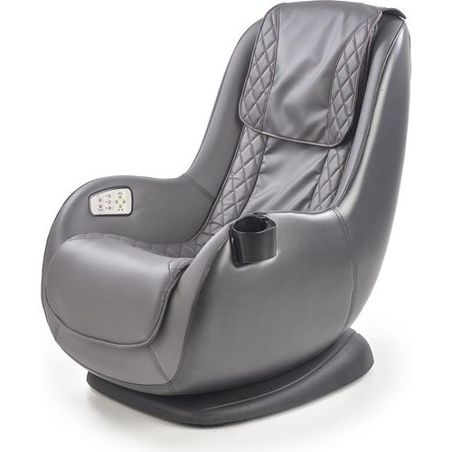 Halmar Massage Sessel Er trank - grau / dunkelgrau