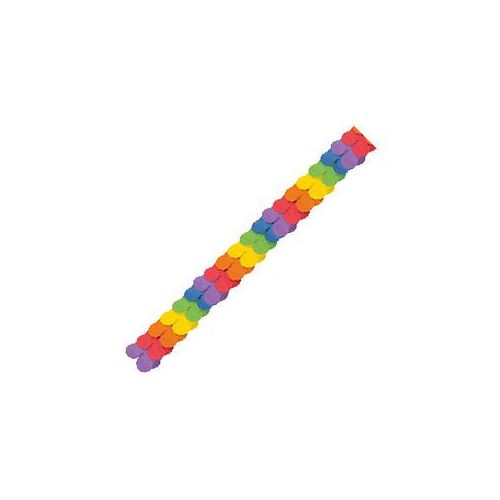 amscan® Papier-Girlande Regenbogen bunt 1 St.