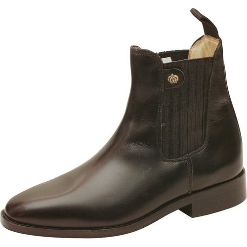 Königs Stiefelette Salzburg schwarz Nappa Leder Zugstiefelette weich gepolstert , Königs Größe Stiefeletten:2.5