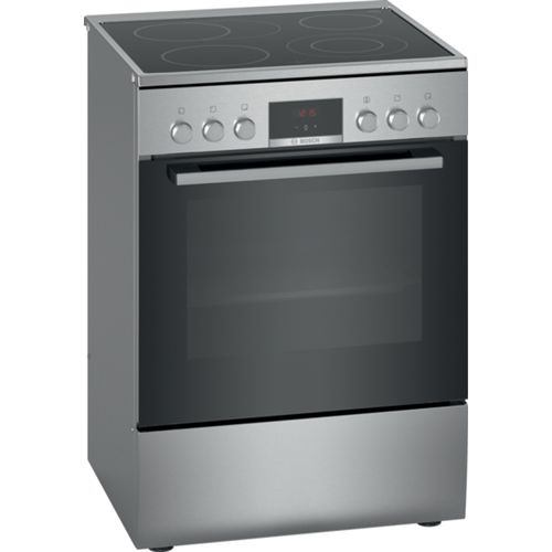 Bosch Serie 4, freistehender Elektroherd, Edelstahl HKR39C250