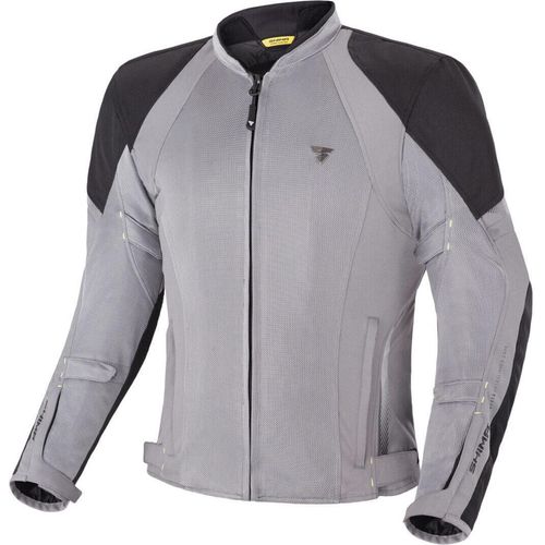SHIMA Jet wasserdichte Motorrad Textiljacke, grau, 3XL