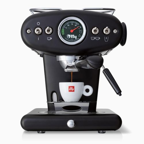 Illy X1, Espressomaschine, 1 l, Kaffeepad, Gemahlener Kaffee, 1200 W, Schwarz, Edelstahl