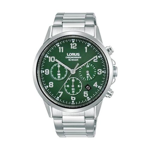 Herrenuhr Lorus RT315KX9 grün Silberfarben