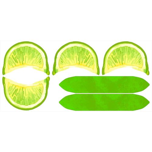 Canvas-Coupon "Limette", grün-color