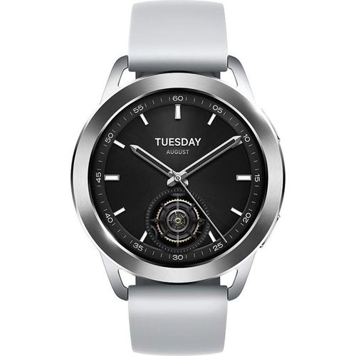 Xiaomi Watch S3 Smartwatch Silber, Musikwiedergabe, Vibrationssensor, Lagesensor