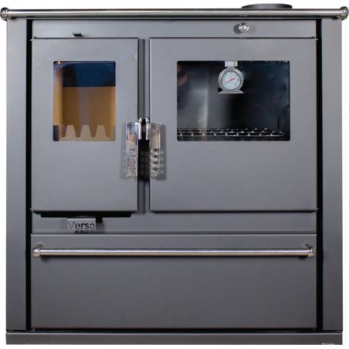 Holzofen CS Plus Black, Energieeffizienz A+ 82.20%, 7.7 kW, 830 x 500 x 860 mm