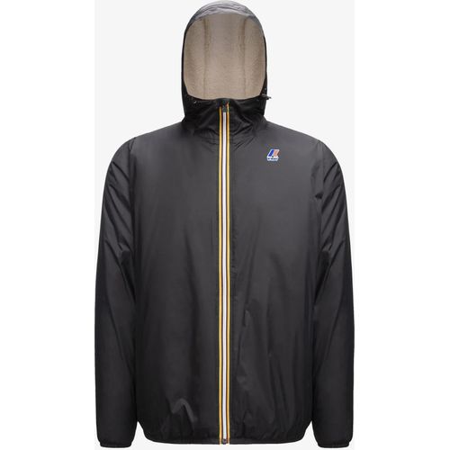 Schwarze Jacke K-Way Le Vrai 3.0 Claude Orsetto-XXL