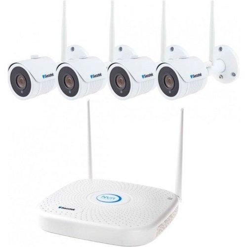 WLAN Kamera-Set Secutek SLG-WIFI2108PGE4FE200 - 4x2Mpix Kamera, NVR