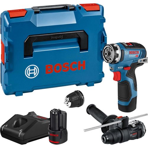 Akku-Bohrschrauber GSR 12V-35 FC | 2x 3,0 Ah Akkusin L-Boxx 102 | 2 Aufsätze