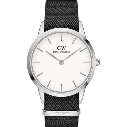 Daniel Wellington Iconic Black NATO White Dial