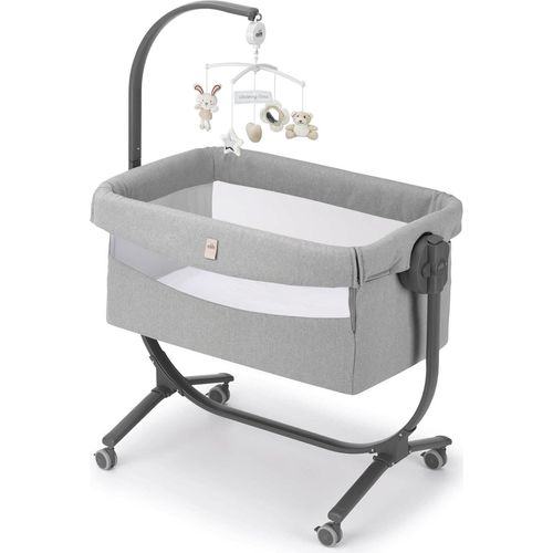 Baby Beistellbett Cullami | Mehr Farben verfügbar | inkl. Wippfunktion | 8-fach höhenverstellbar