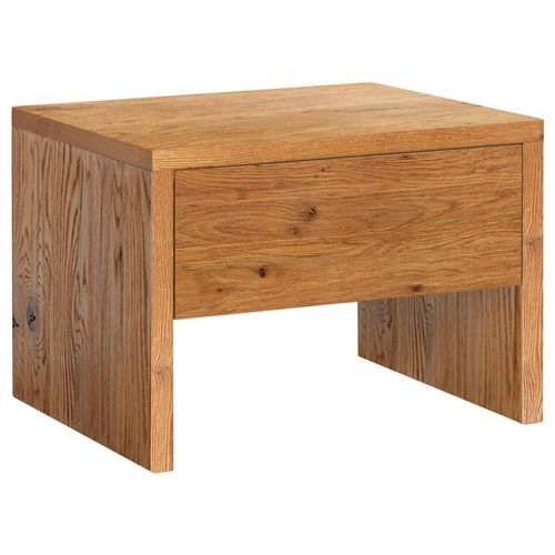 Hasena Nachtschrank , Wildeiche , Holz , Wildeiche , massiv , 1 Schubladen , 48x35x40 cm , Holzmöbel, Holztische, Nachttische Holz