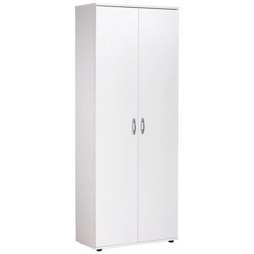 Carryhome Schuhschrank Talent , Weiß , Holzwerkstoff , 5 Fächer , 70x176x35 cm , Garderobe, Schuhaufbewahrung, Schuhschränke