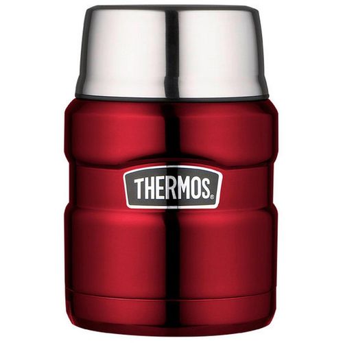 Thermos ISOLIERSPEISEGEFÄß Stainless King Food Container , Rot , Metall , 0,71 L , BPA-frei , doppelwandig, schlag- und bruchfest, lebensmittelecht,