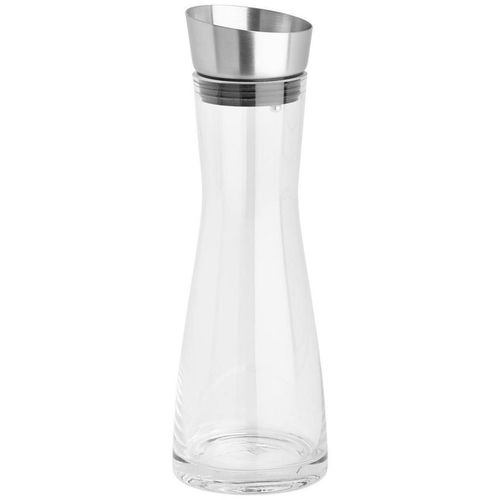Blomus Wasserkaraffe Aldoa , Metall, Glas , 0,9 L , 30 cm , Deckel , Kaffee & Tee, Kannen, Karaffen