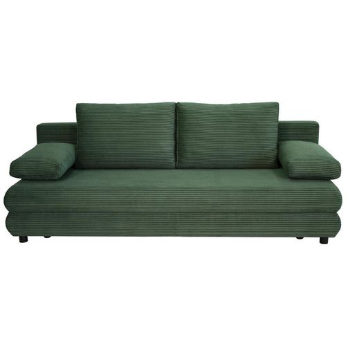 Schlafsofa Taras , Grün , Textil , 2-Sitzer , Füllung: Schaumstoff , 197x77x81 cm , Stoffauswahl , Wohnzimmer, Sofas & Couches, Schlafsofas,