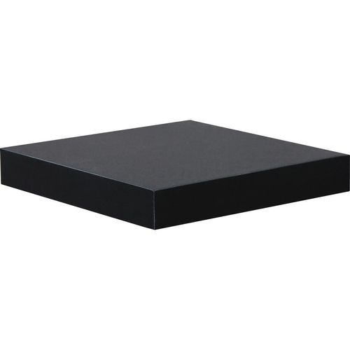 Carryhome Wandboard , Schwarz , Holzwerkstoff , 23.5x3.8x23.5 cm , Wohnzimmer, Regale, Wandboards