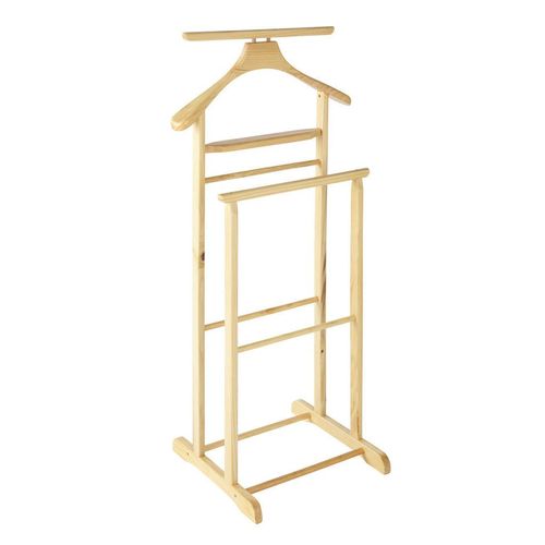 Xxxl Herrendiener , Natur , Holz , Kiefer , massiv , 47x102x36 cm , Schlafzimmer, Herrendiener