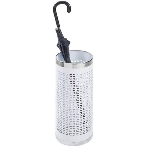 Xora Schirmständer , Weiß, Edelstahl , Metall , 50 cm , Garderobe, Schirmständer