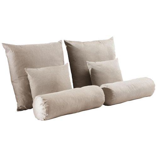 Boxxx Kissensatz , Beige , Textil , 6-teilig , Uni , Füllung: Schaumstoff , Wohntextilien, Kissen, Dekokissen