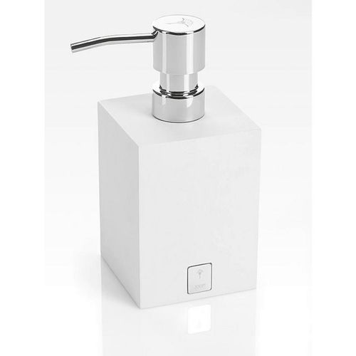 Joop! Seifenspender Bathline , Weiß , Kunststoff , Uni , 7.5x17x7.5 cm , Badaccessoires, Waschplatzzubehör, Seifenspender