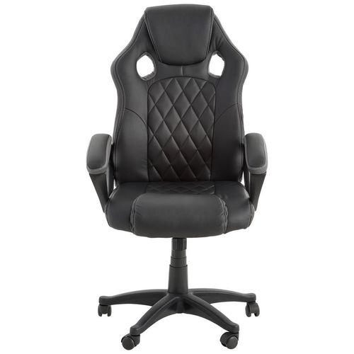 Xora Gamingstuhl , Schwarz , Kunststoff, Textil , Drehkreuz , 63x113-122x70 cm , Kinder- & Jugendzimmer, Jugendmöbel, Gamingstühle