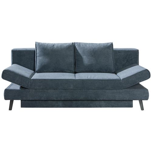 Novel Schlafsofa Sidney , Grau , Textil , 200x85x90 cm , Stoffauswahl , Kinder- & Jugendzimmer, Jugendmöbel, Jugendsofas