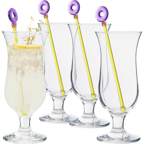 Leonardo Cocktailglas-Set Riva , Transparent , Glas , 8-teilig , 420 ml , Essen & Trinken, Gläser, Gläser-Sets